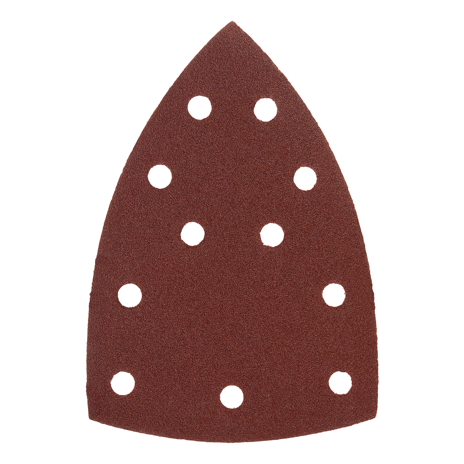 Треугольник абразивный на ворc. подложке под «липучку», перф., P 120, 150х150х100 мм, 5 шт. Denzel