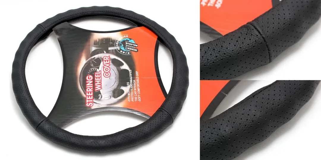 Чехол руля кожа H-8527-S (black) (2)