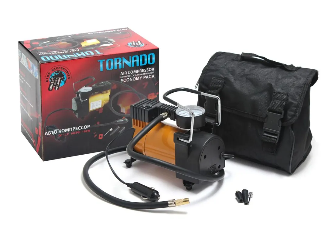 Компрессор FY-002S »TORNADO-economy pack» 12V с сумкой