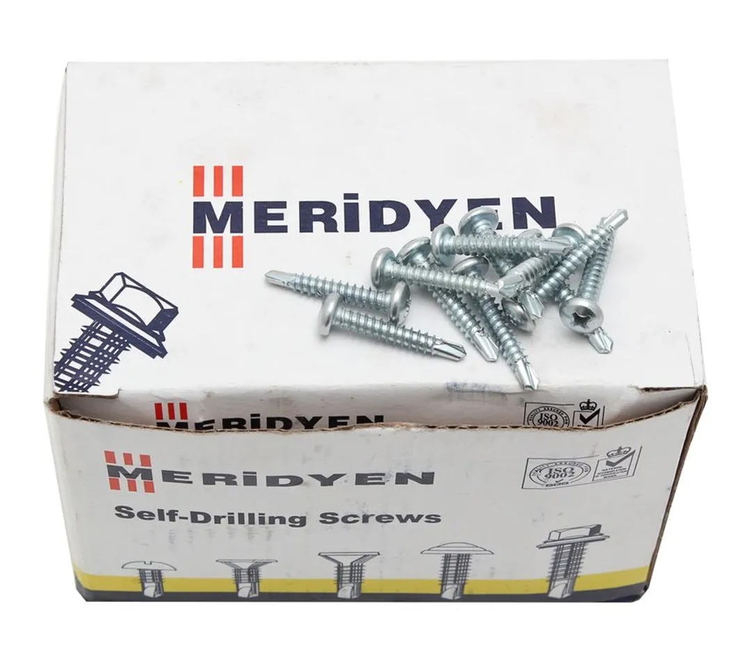 Pan head screw, self drilling, galvanized (800шт)