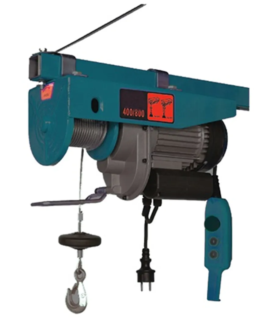 Таль подвесная 500/1000 кг (220V, 1800W, высота подъема: 500кг — 12м, 1000кг — 6м)