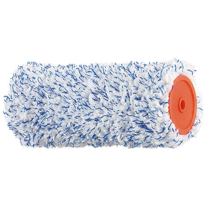 Валик сменный «Микрофибра», Фасадный, 250 мм, ворс 15 мм, D 60 мм, D ручки 8 мм, полиэстер MTX