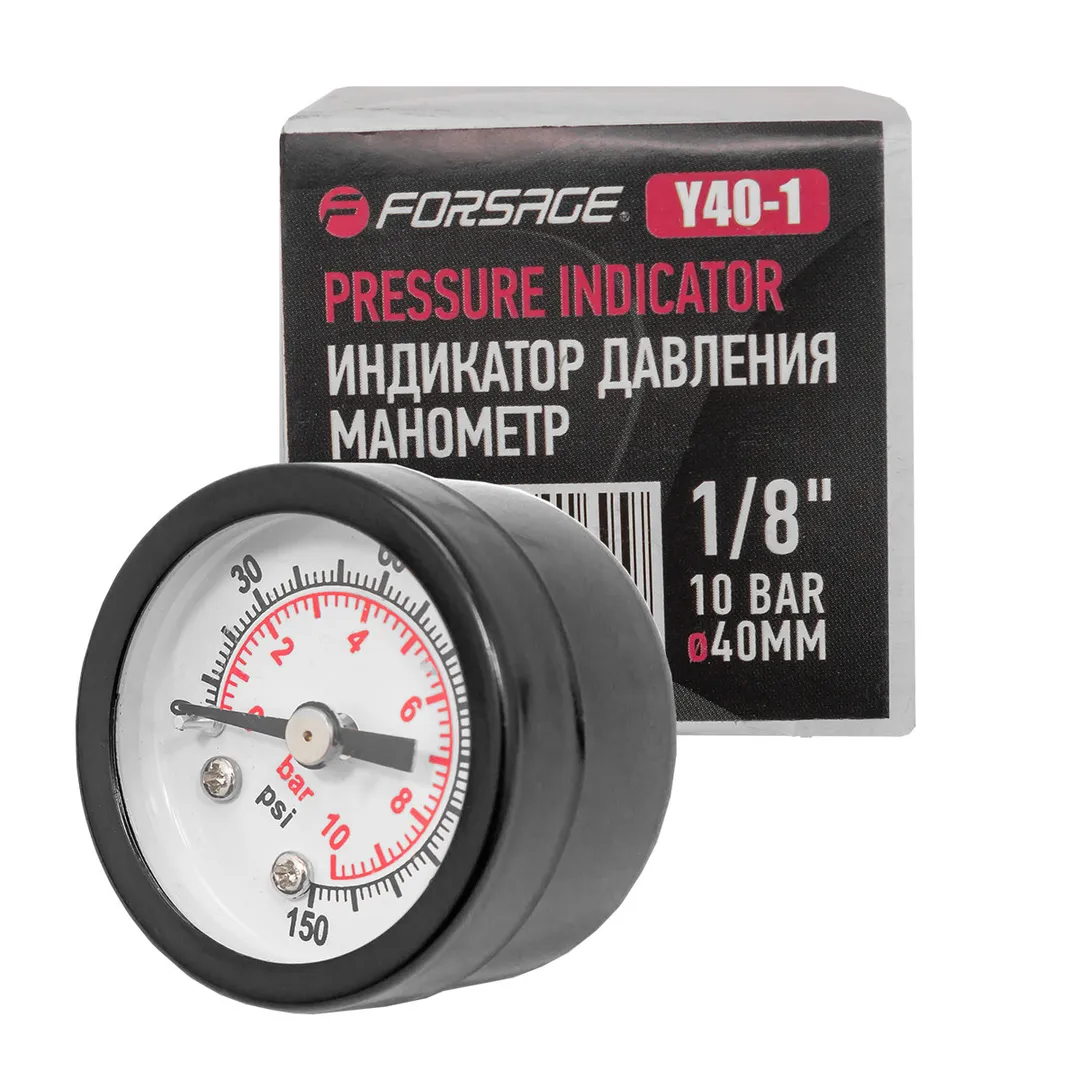 Индикатор давления манометр 1/8»10bar(D-40мм)