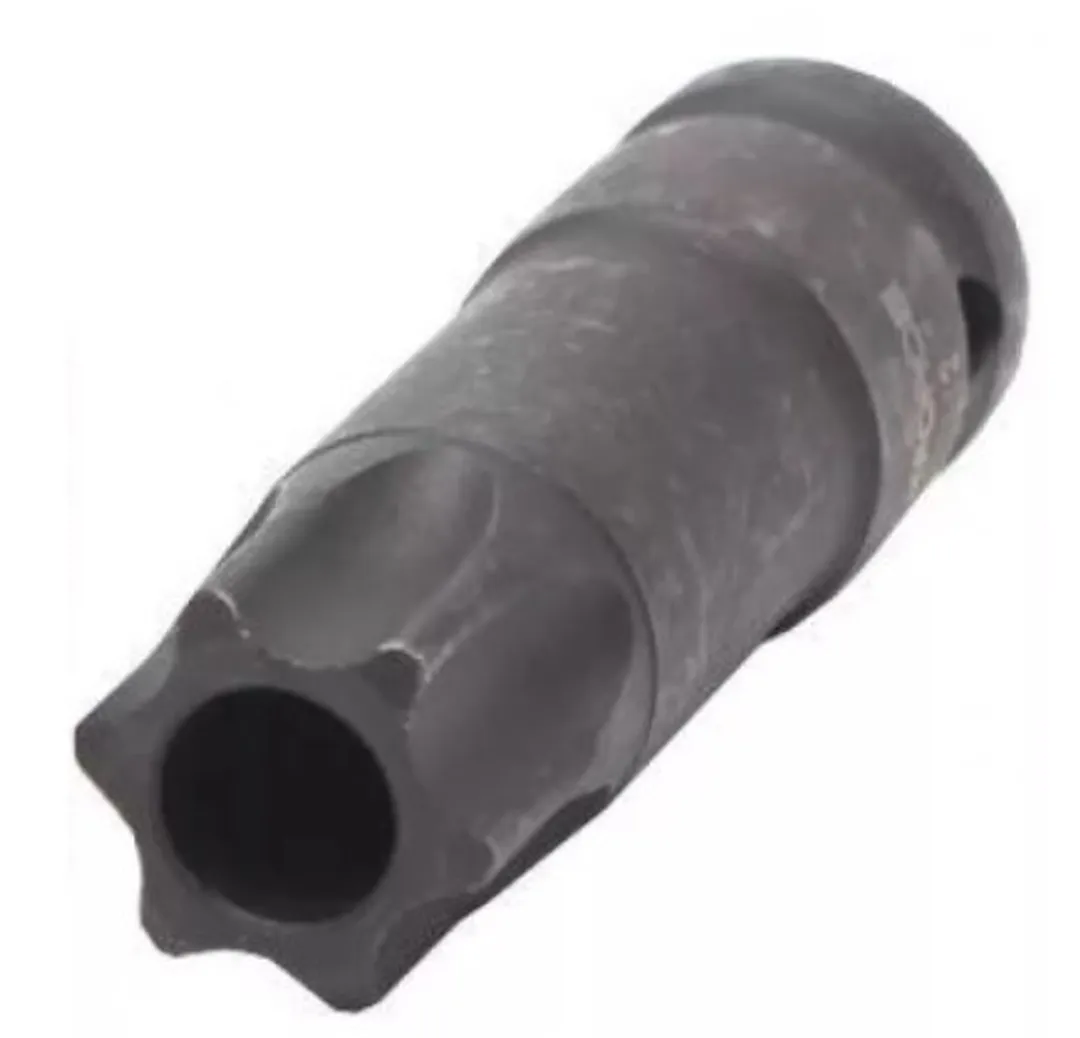 Головка-бита TORX ударная TH60 с отверстием, 1/2»