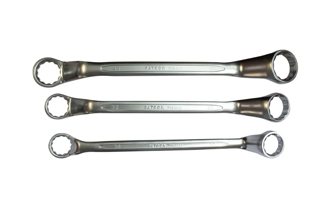 Ключ накидной отогнутый на 75грд. 25х28 мм