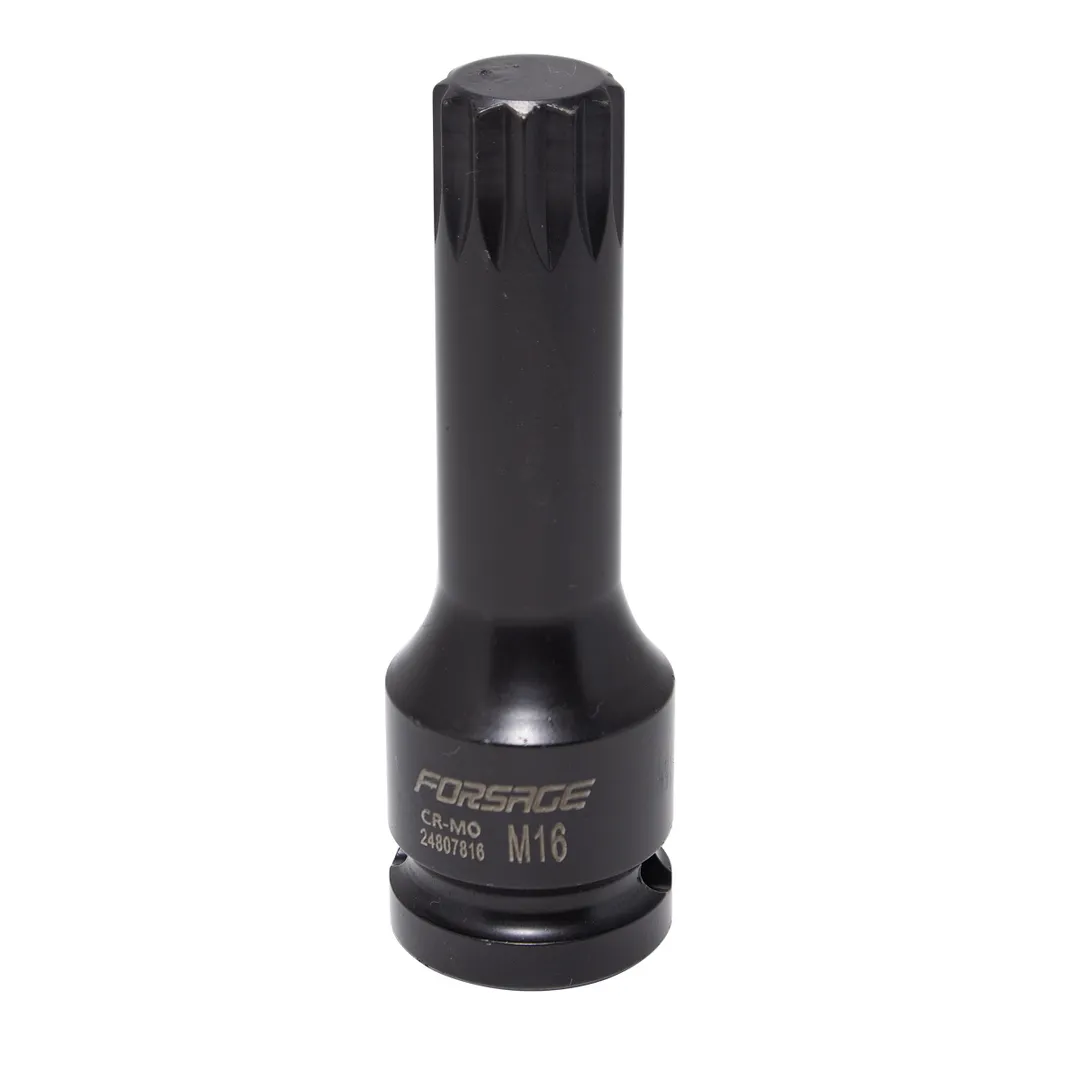 Головка-бита SPLINE ударная M16, 1/2»