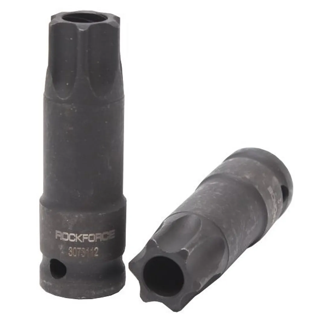 Головка-бита TORX ударная TH30 с отверстием, 1/2»