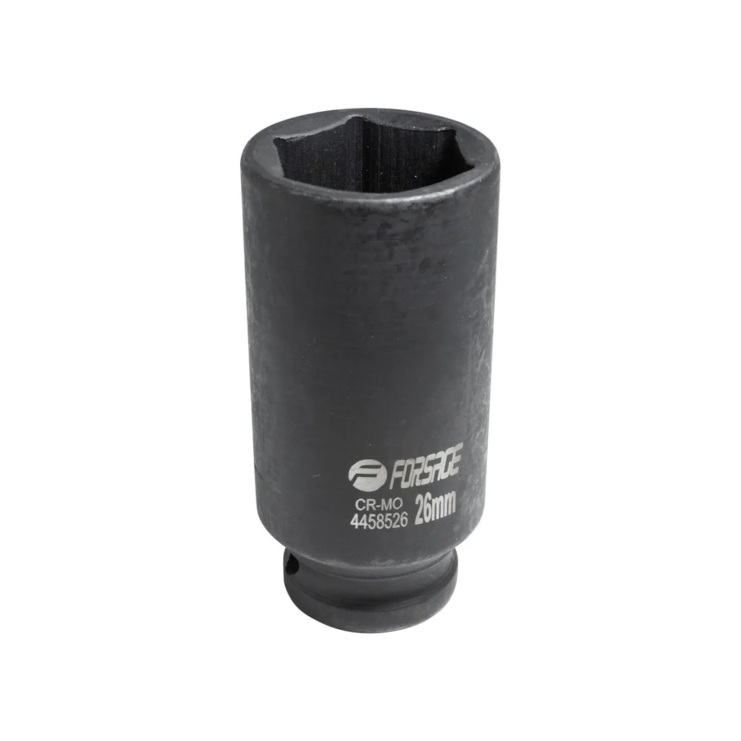 Головка ударная глубокая 26мм (6гр.), 1/2»