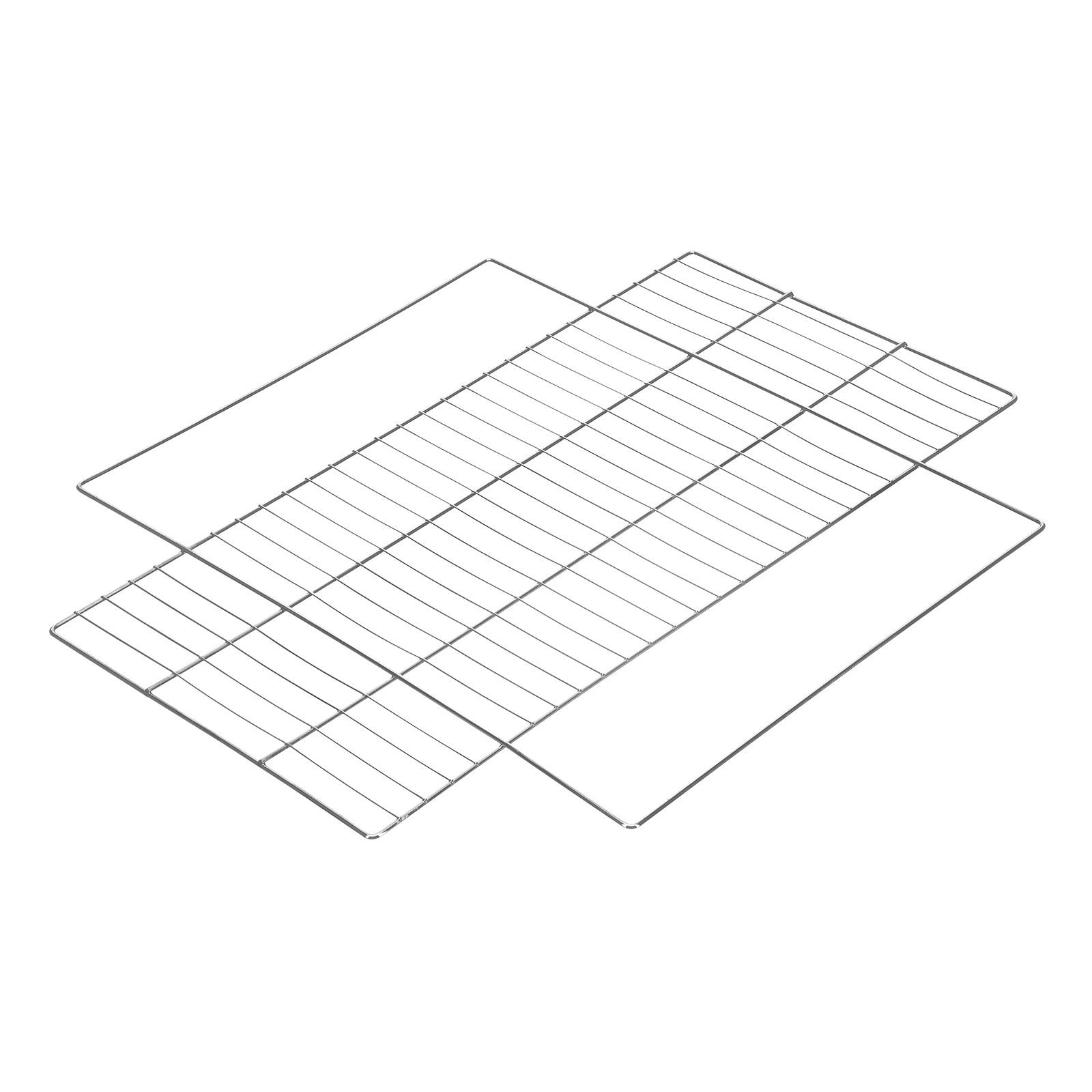 Решетка-гриль 480х240 мм, хромированная, Camping Palisad