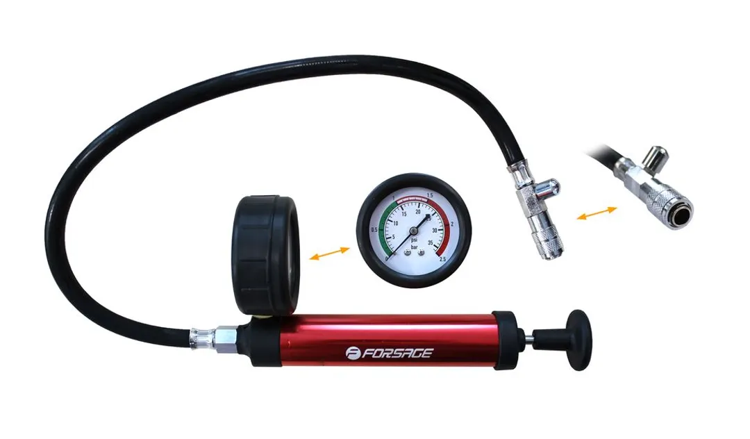 Насос ручной с манометром для тестирования герметичности систем охлаждения(0-2,5bar)