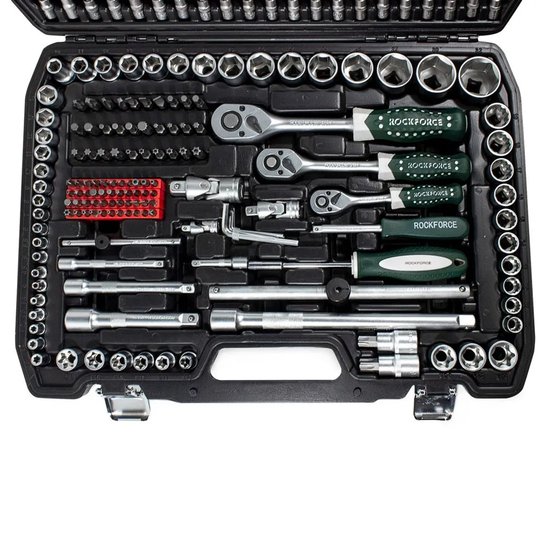 Набор инструментов 216пр.PROFI 1/4»3/8»1/2»(6гр.)(4-32мм)