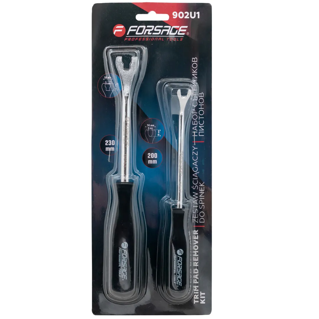 Набор съемников пистонов »вилка»2пр.(L-200,230мм), в блистере