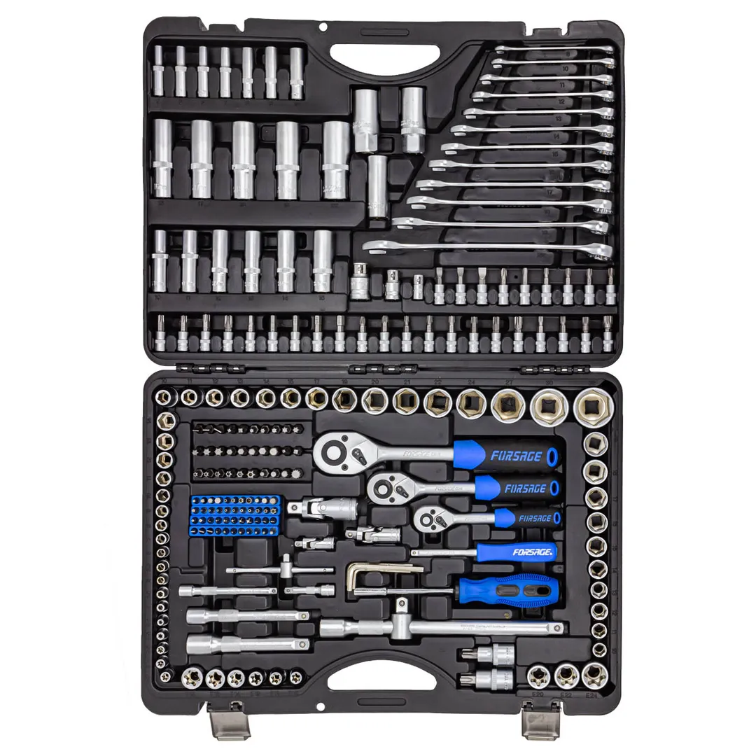 Набор инструментов 216пр. 1/4», 3/8», 1/2»(6гр.)(4-32мм)(NEW)