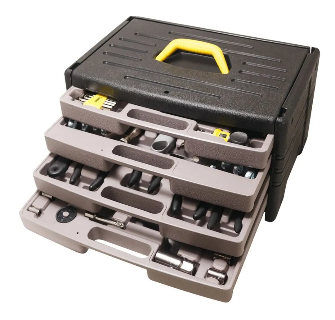 Набор инструментов 135 пр. 1/4»3/8»(6гр.)(8-19мм),в кейсе с выдвижными полками