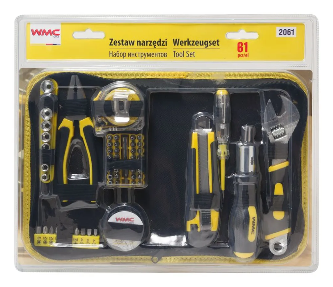Набор инструментов 61пр, в сумке