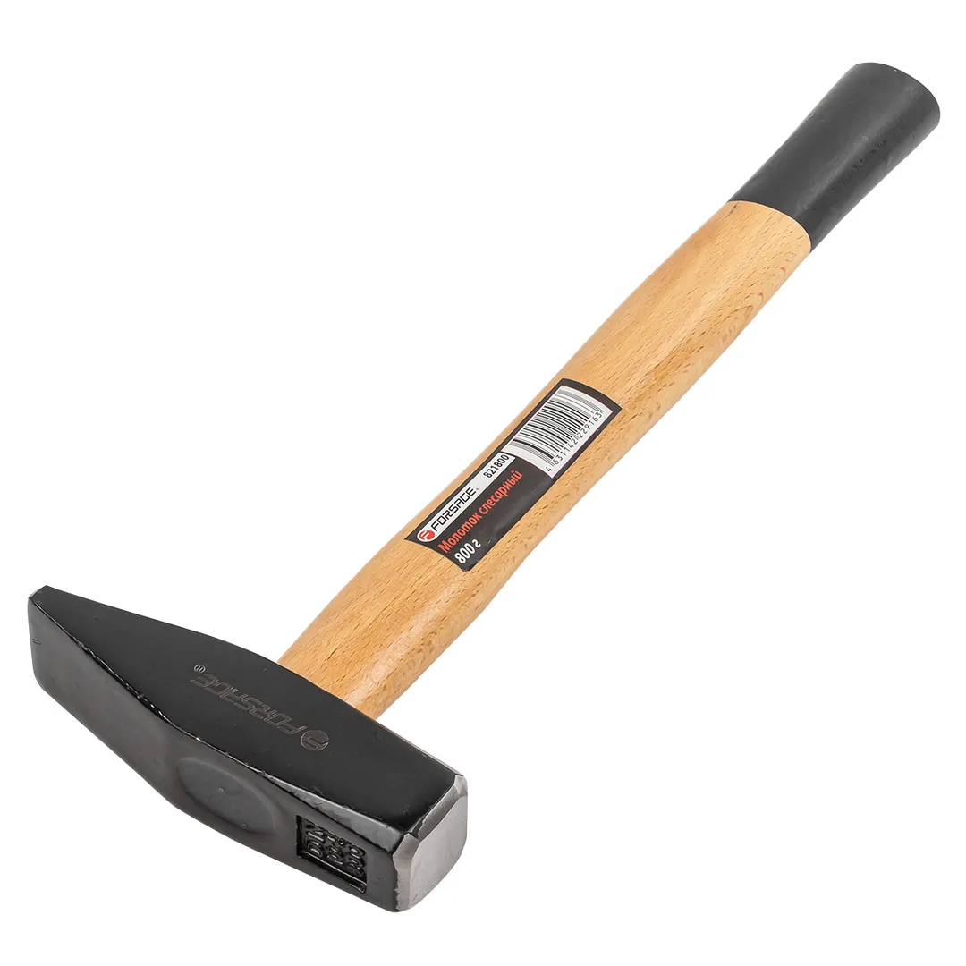 Молоток слесарный с деревянной ручкой (800г)