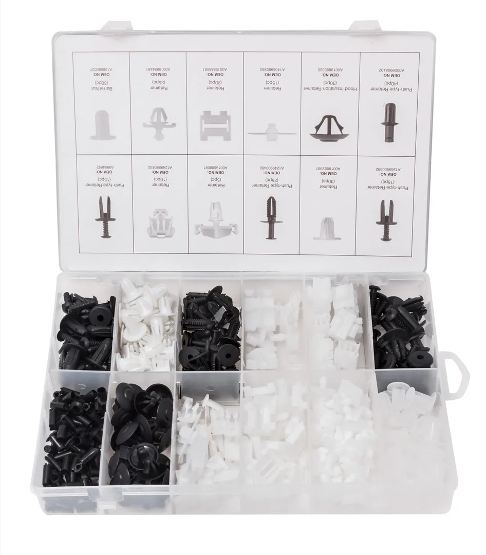 Набор клипс 270пр. (BENZ), пластиковом органайзере