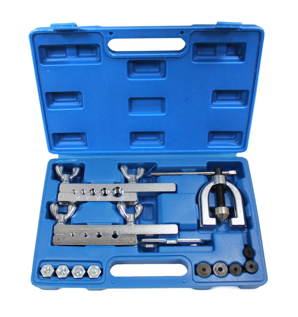 Набор для развальцовки трубок универсальный (метр.+дюйм)(3/16,1/4,5/16,3/8,1/2,4,7,6,8,10)