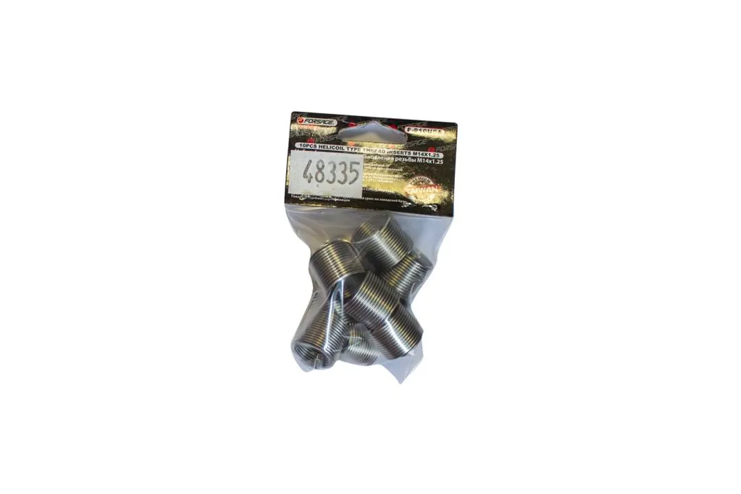 Набор футорок для восстановления резьбы M14*1.25, 10пр.