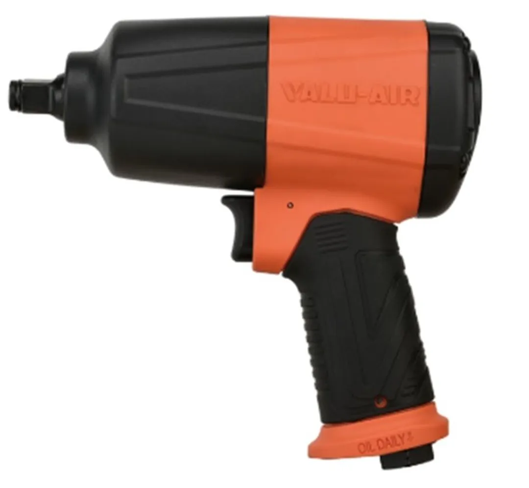 Пневмогайковерт ударный »Twin Hammer»с реверсом и регулировкой усилия в облегченном корпусе 1/2»(550Hм, 7500 об/мин,6.3bar,вес 2кг)