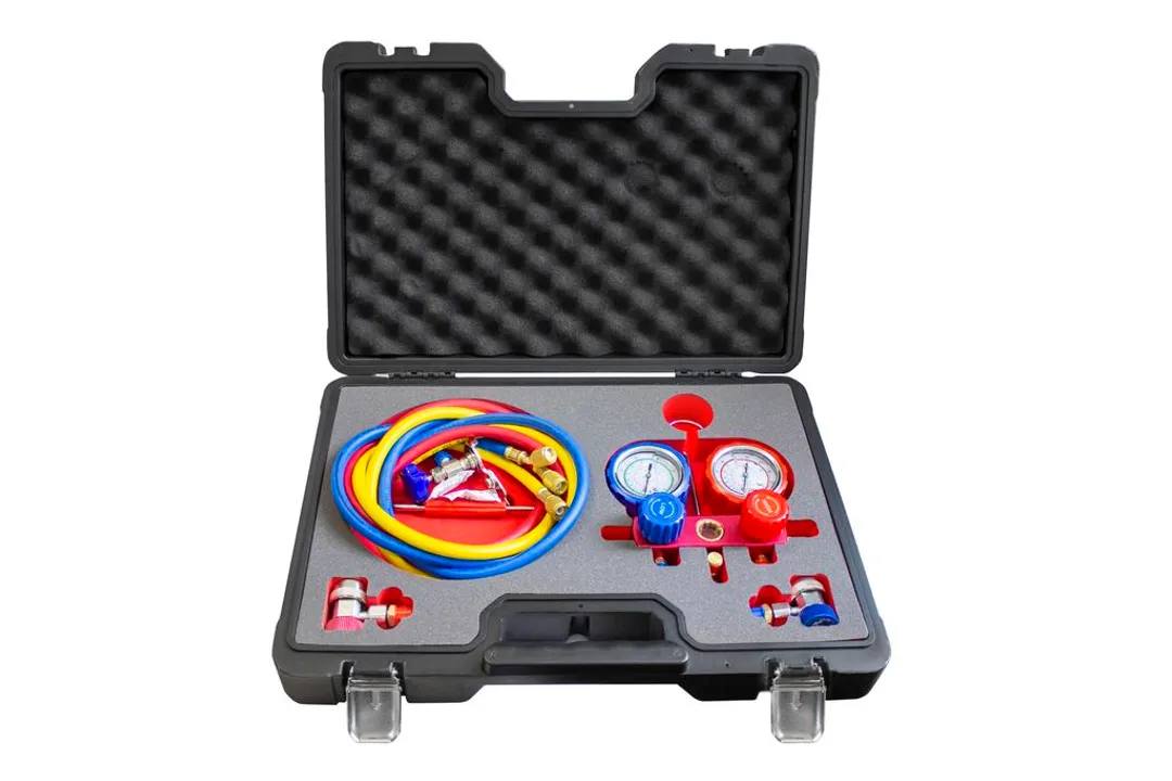 Набор инструментов для тестирования системы кондиционирования воздуха с двумя манометрами