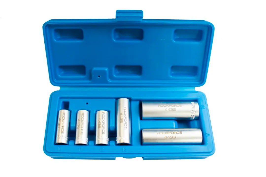 Набор головок разрезных 3/8», 1/2», 6пр.(10,11,12,13,14,17,19мм),в кейсе