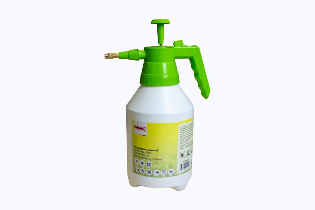 Опрыскиватель ручной пластиковый со шкалой заполнения, 1л