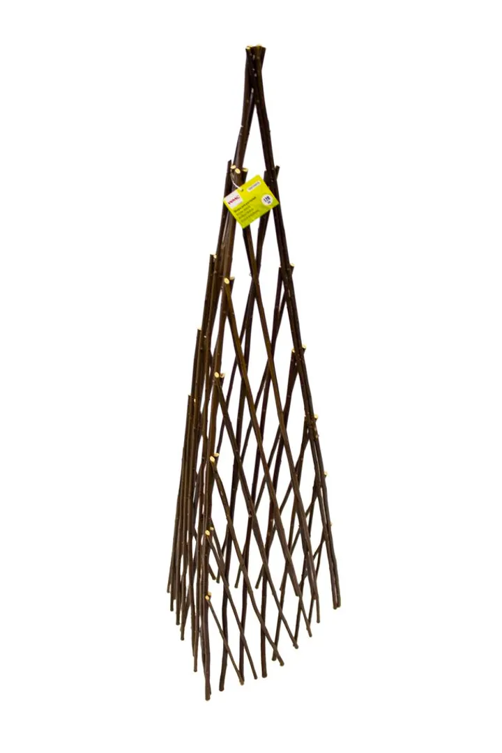 Опора »конус»для растений декоративная плетеная (дерево, высота120см)