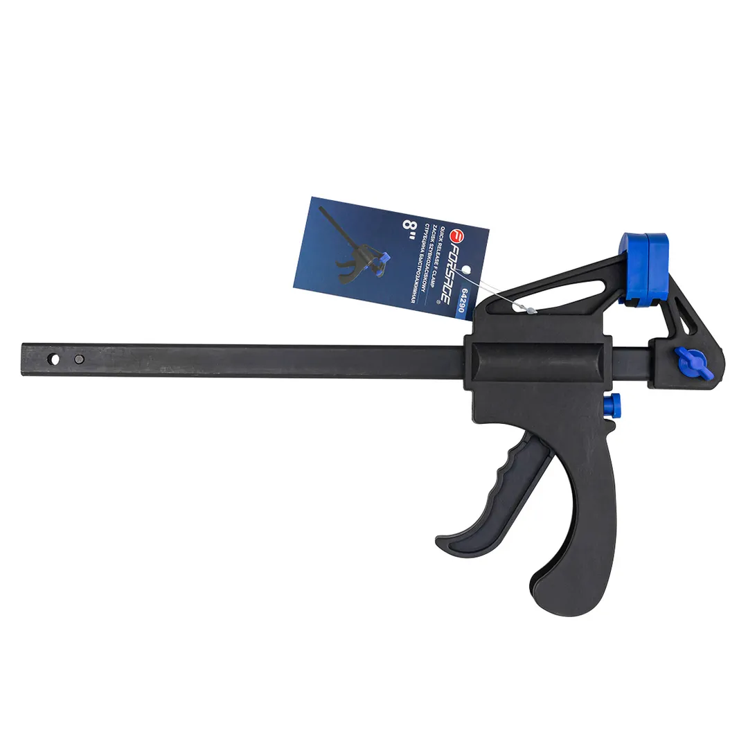 Струбцина быстрозажимная 8»(max захват-200мм)