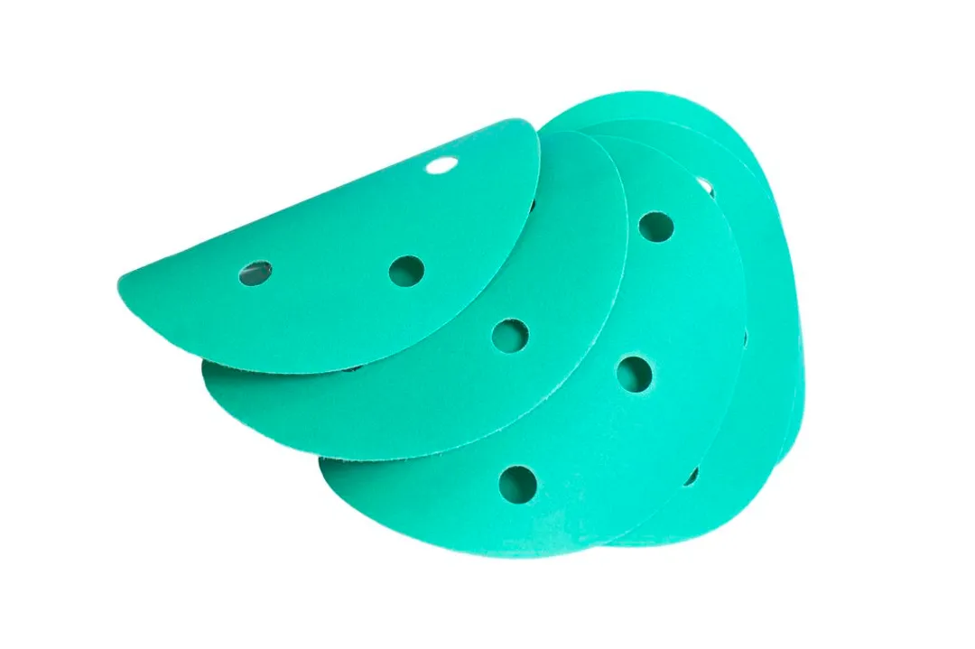 Круг абразивный шлифовальный самоцепляющийся 125мм (№120)(к-т 5шт),в блистере