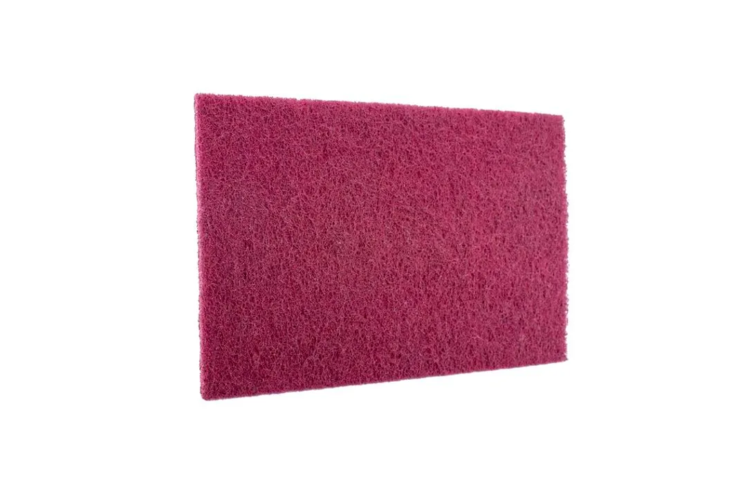 Губка абразивная зачистная 150×230мм (к-т 10шт, красная, средней жесткости)