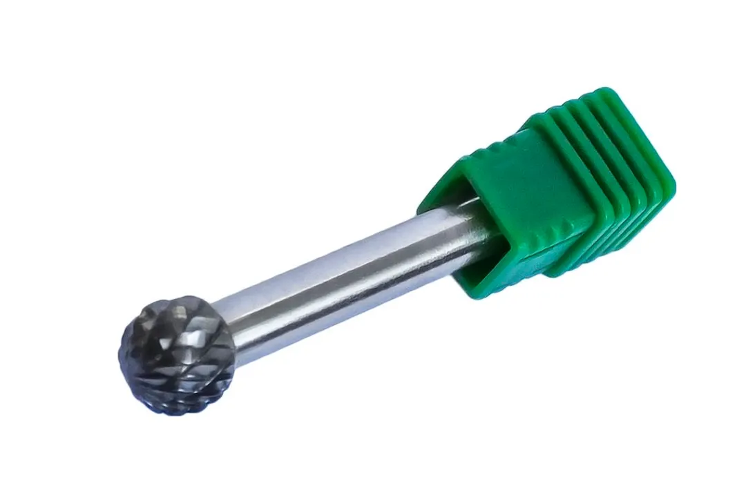 Шарошка сферическая по металлу(Ø 16мм,Ø хвостовика 6мм),в пластиковом футляре