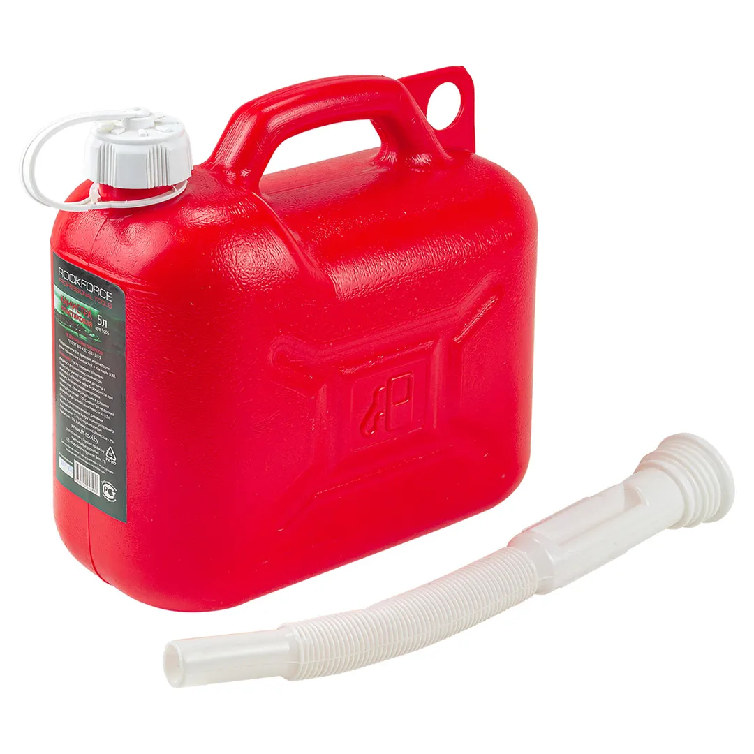 Канистра пластиковая »Звезда»со сменным гибким »носиком»(5л.)