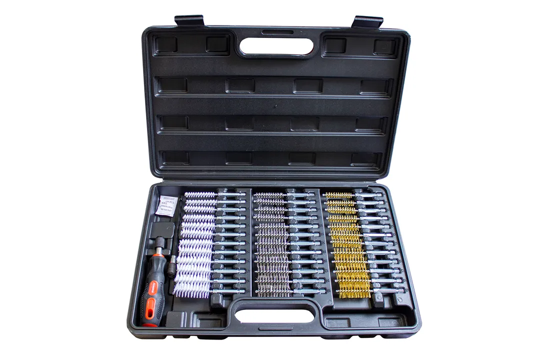 Набор щеток для чистки каналов, 38пр., в кейсе