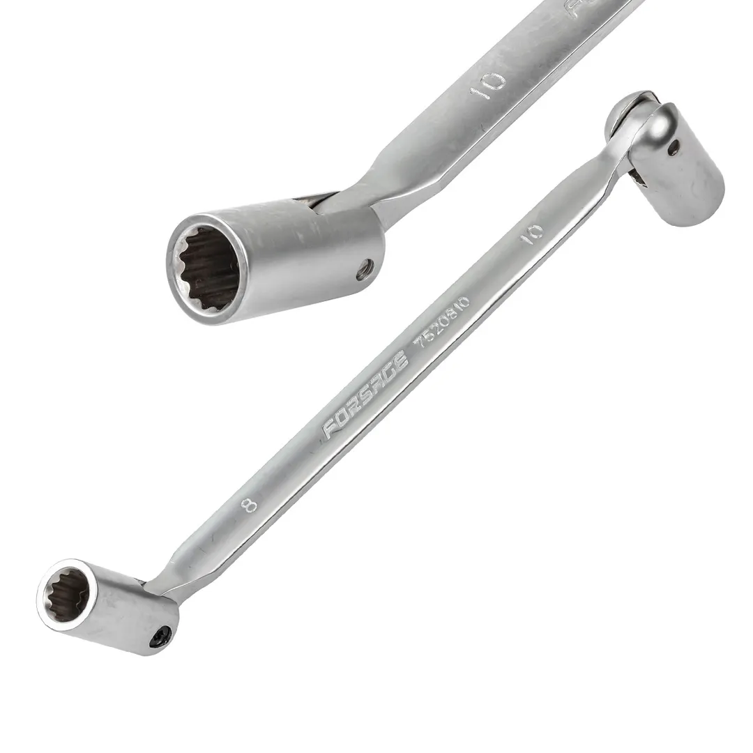 Ключ торцевой шарнирный 8х10мм