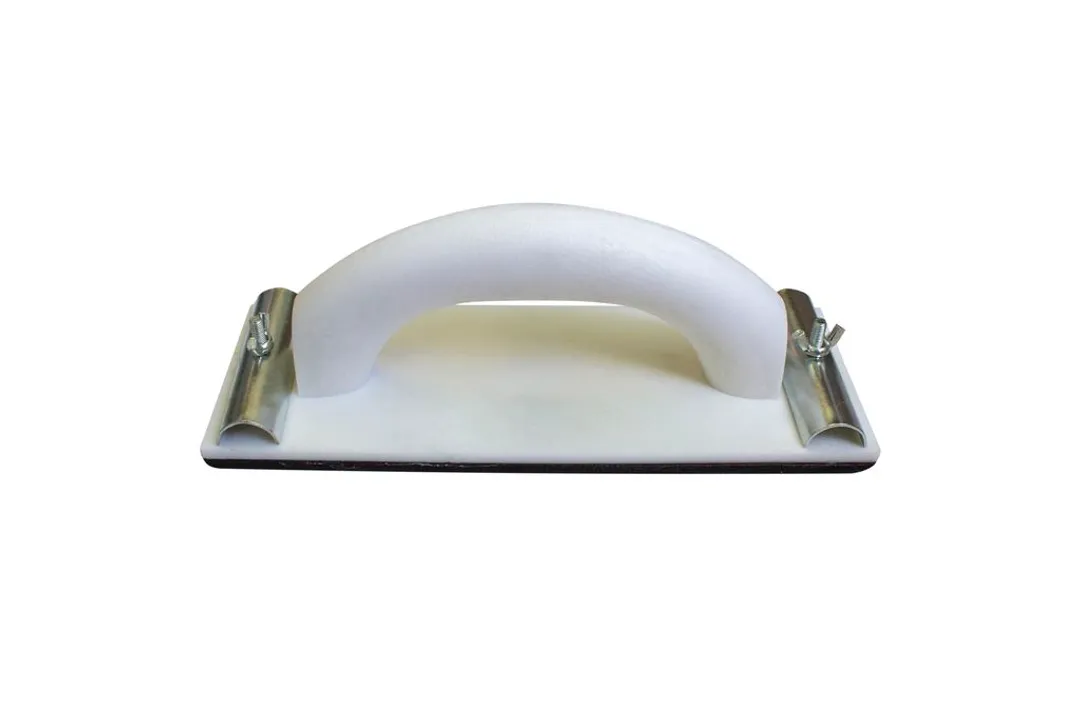 Блок пластмассовый для шлифования с зажимами 230х120мм