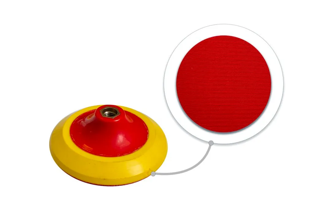 Тарелка опорная с Velcro фиксацией для УШМ (125мм, М14)