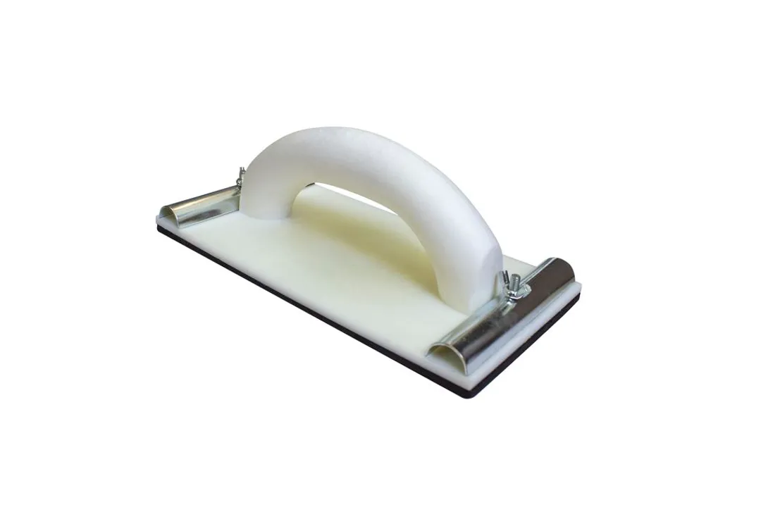 Блок пластмассовый для шлифования с зажимами 165х85мм