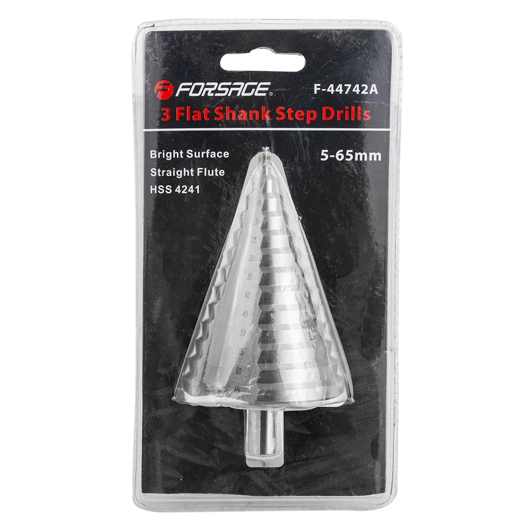 Сверло ступенчатоеHSS4241( 5-65мм)в блистере
