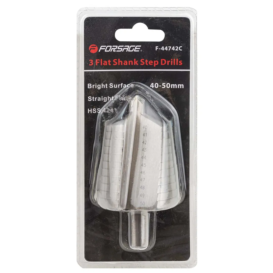 Сверло ступенчатоеHSS4241( 40-50мм)в блистере
