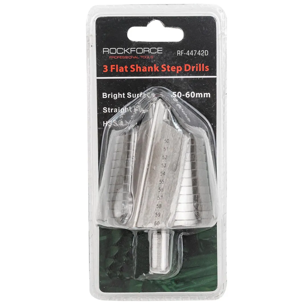 Сверло ступенчатое HSS4241(50-60мм)в блистере