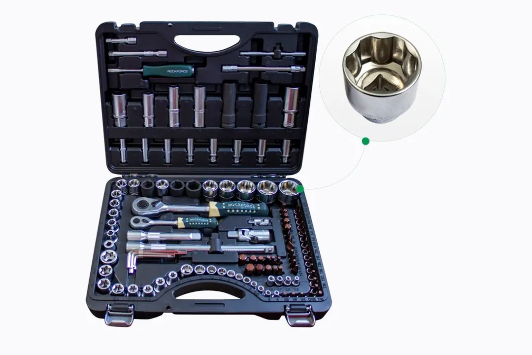 Набор инструментов 108+6пр. 1/4»,1/2»(сорв.гр.)