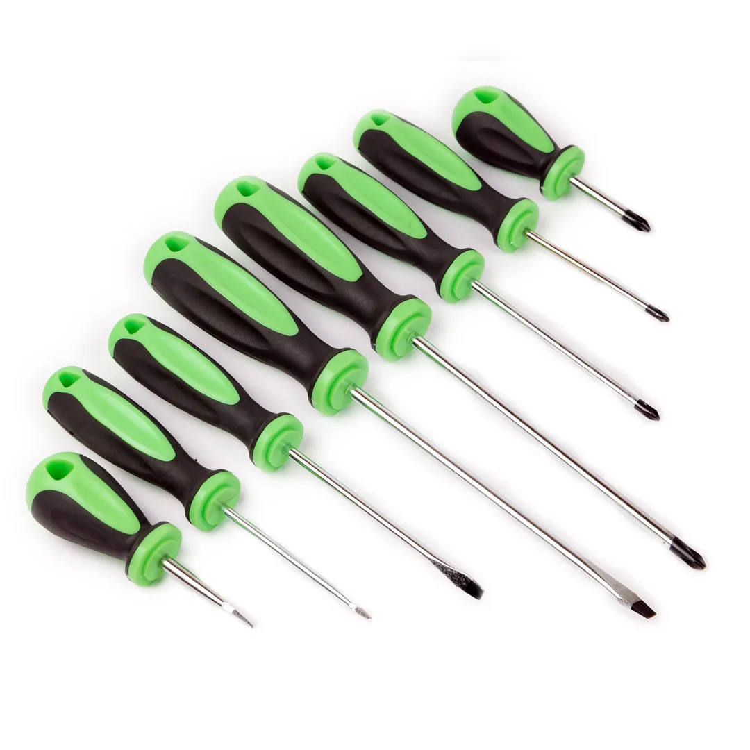 Набор отверток 8 пр.(PH:2х40,2х150,1х75,1х100мм,SL:5.5х40,4х75,4.5х100,5.5х150мм),в блистере