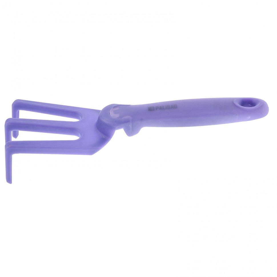 Рыхлитель 3 — зубый, 75 х 250 мм, пластиковый, гелевая рукоятка, Nylon Soft, Palisad