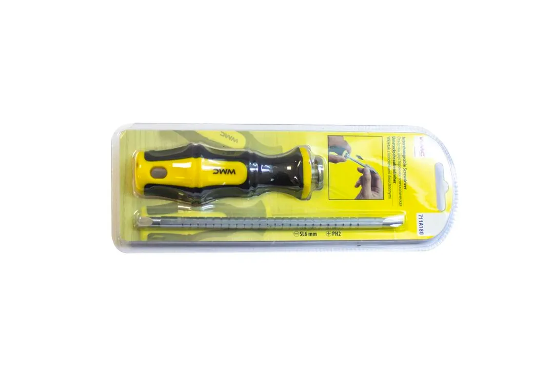 Отвертка переставная телескопическая PH2хSL6мм(L:85-140мм),в блистере
