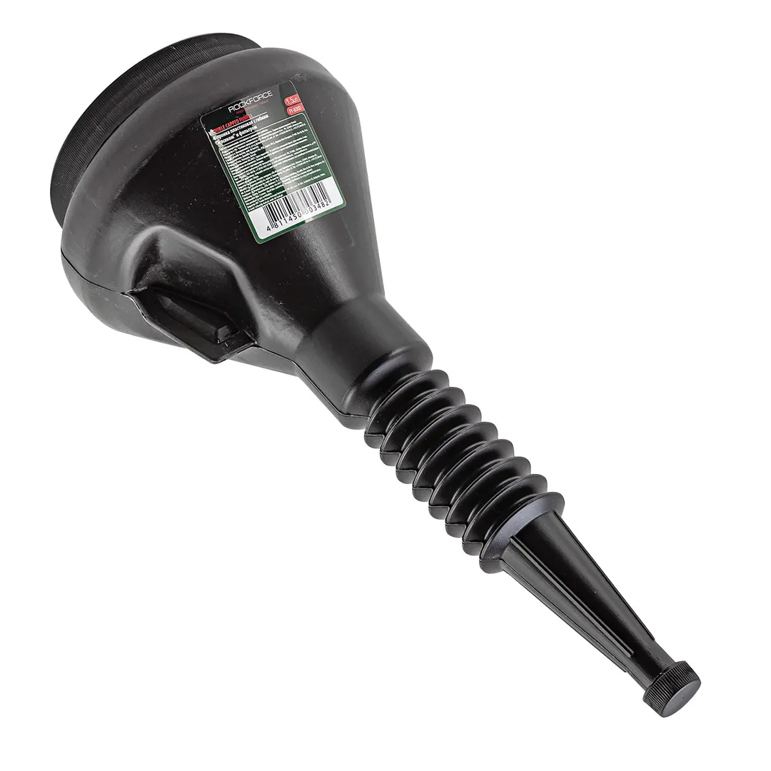 Воронка пластиковая с крышкой 1.5л(Ø100мм, Lобщ. 370мм)