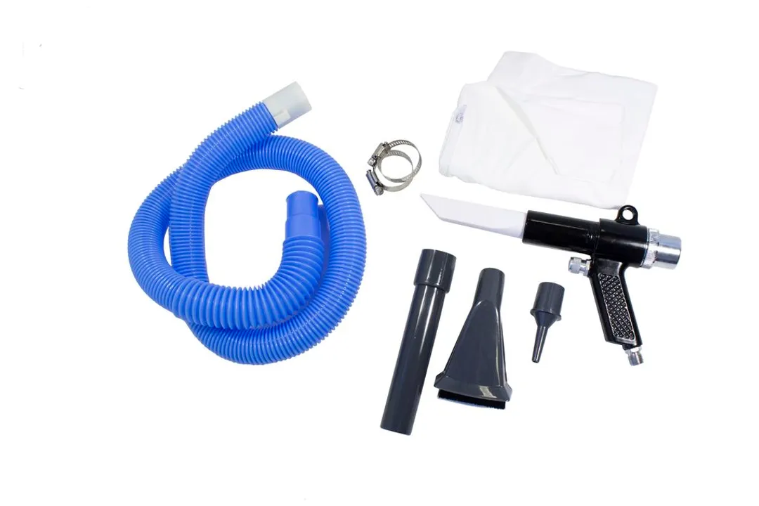 Пневмопылесос со сменными насадками 4пр(рабочее давл. 6.3Bar)