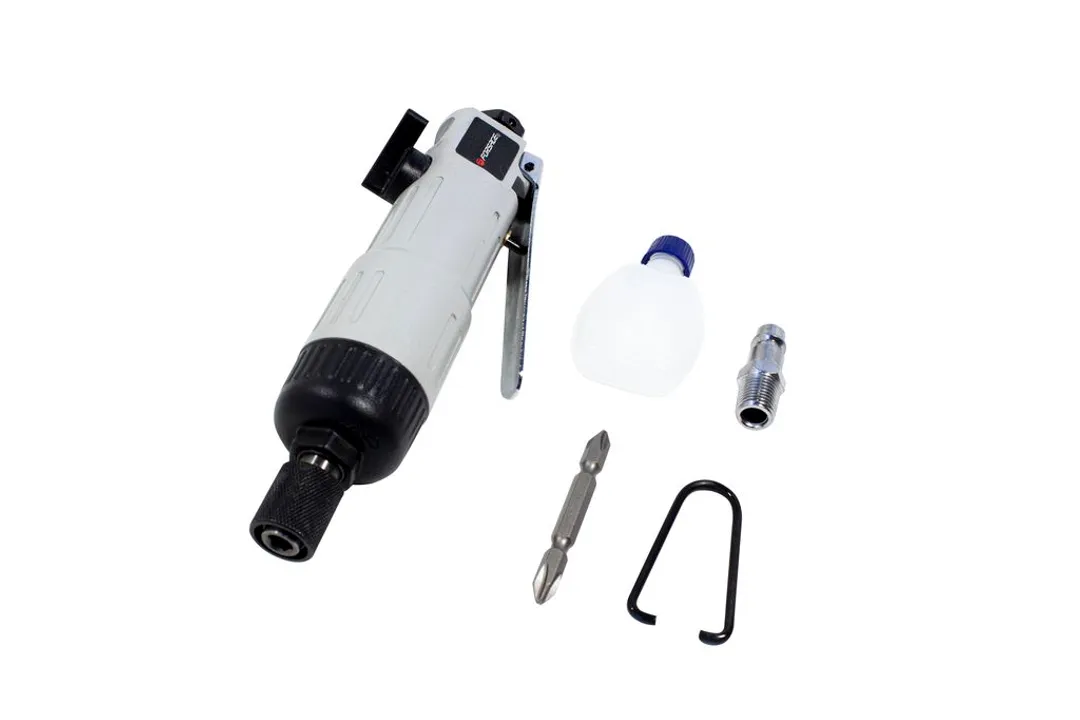 Пневмошуруповерт прямой 1/4» (68Нм, 11000об/мин, 74л/мин,6.3Bar,L-180мм,штуцер 1/4»)