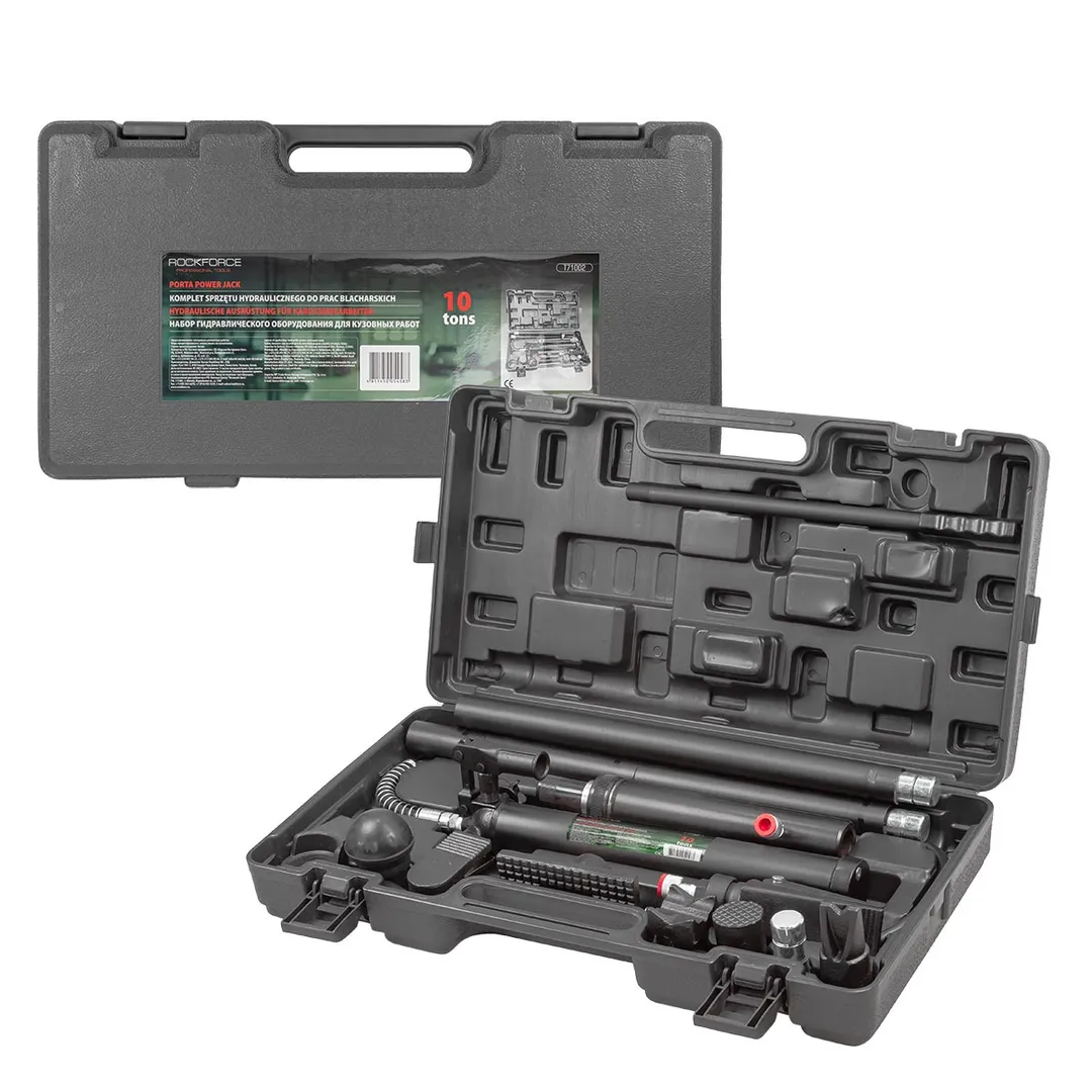 Набор гидравлического оборудования для кузовных работ 10т, в кейсе