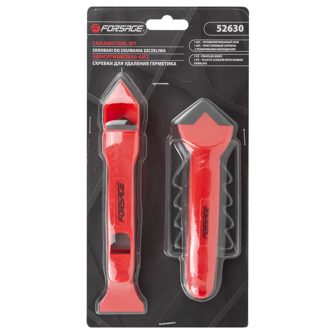 Набор пластиковых скребков для удаления герметика 2пр, в блистере
